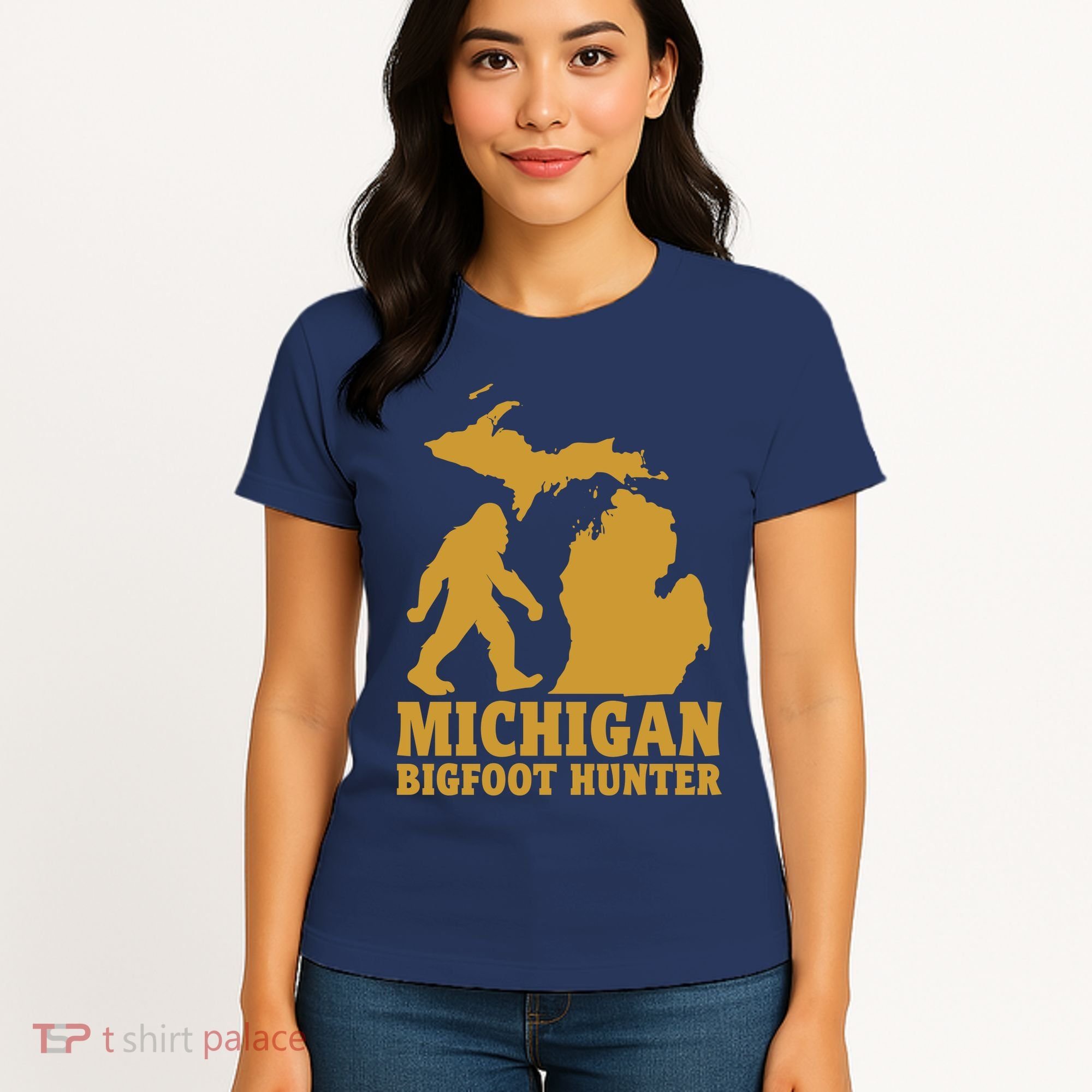 Michigan Bigfoot Hunter Women's T-Shirt