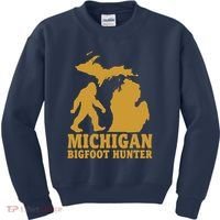 Michigan Bigfoot Hunter Kids Sweatshirt thumb 0