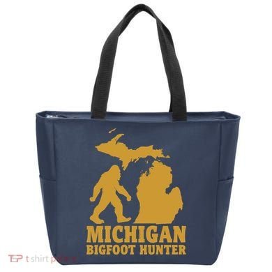 Michigan Bigfoot Hunter Tote Bag