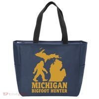 Michigan Bigfoot Hunter Tote Bag thumb 0