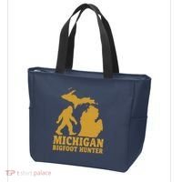 Michigan Bigfoot Hunter Tote Bag thumb 3
