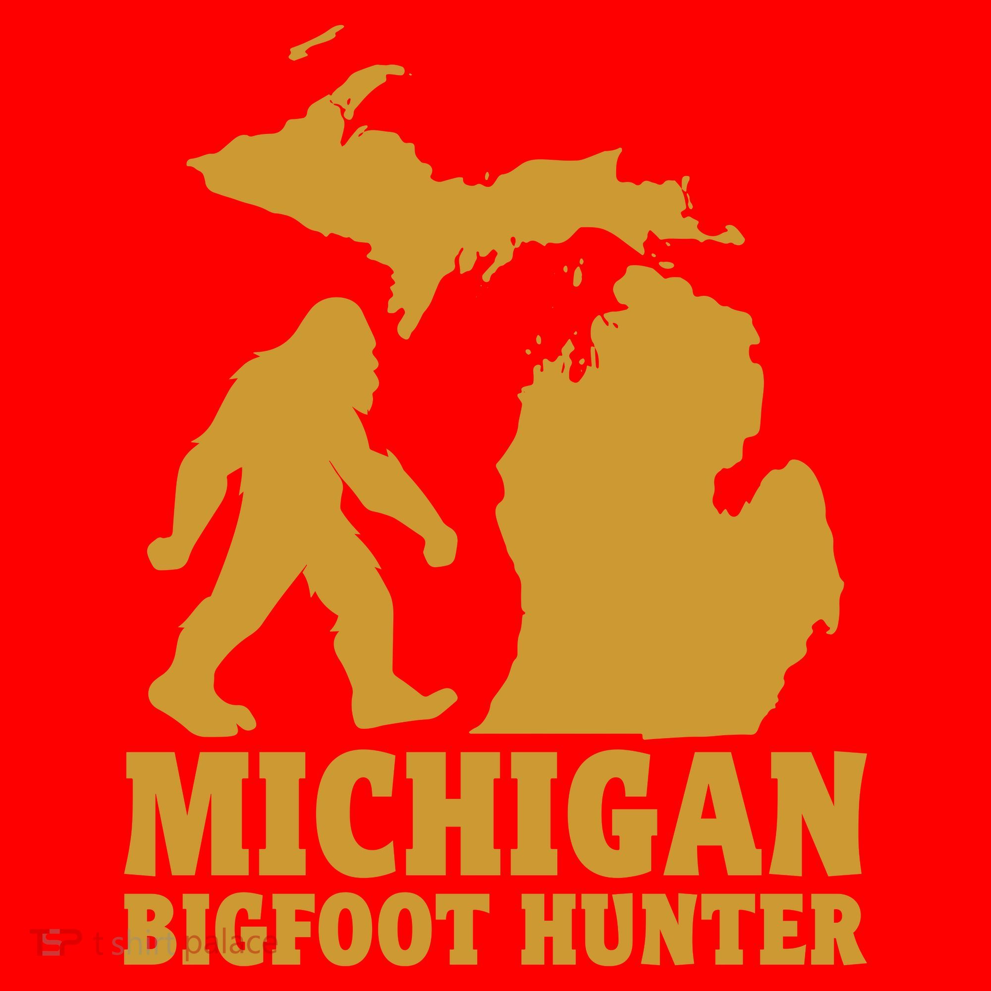 Michigan Bigfoot Hunter Santa Hat