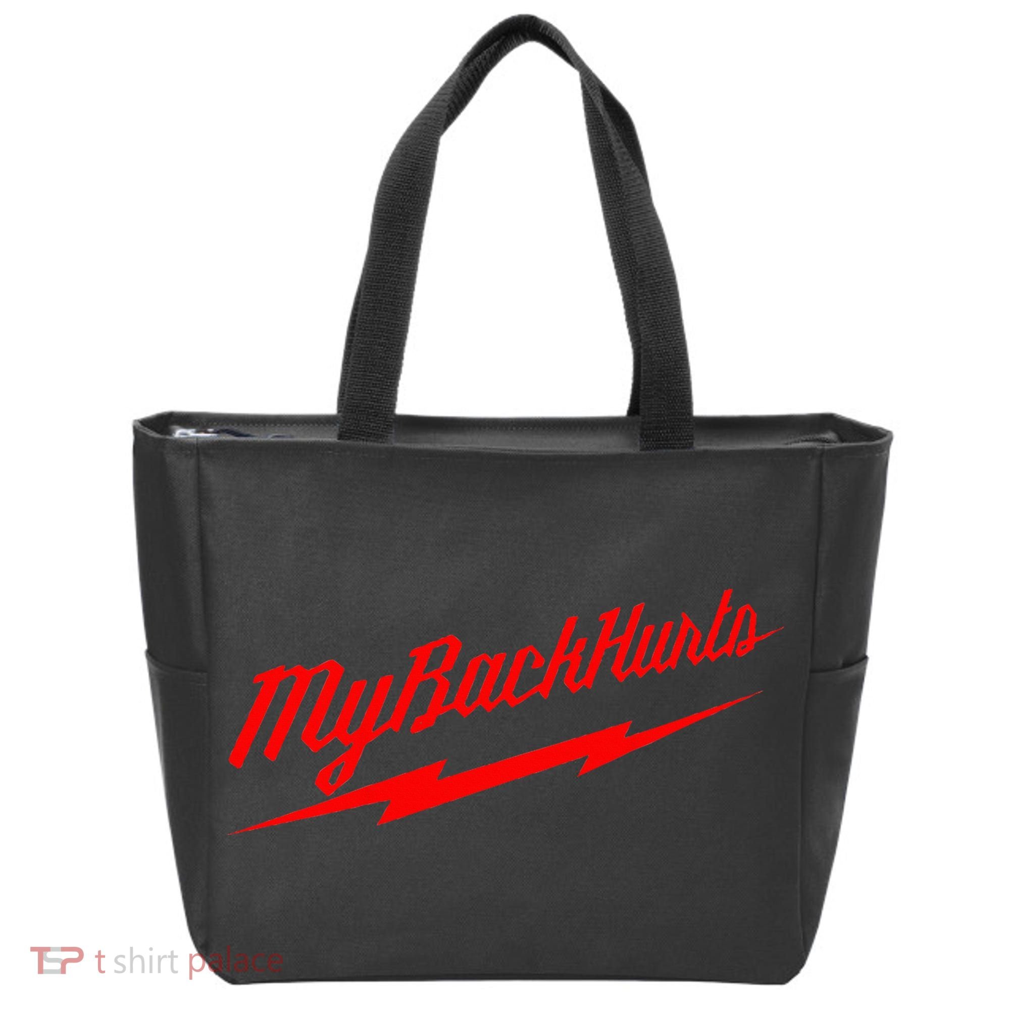 My Back Hurts Tote Bag