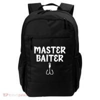 Master Baiter Humor Joke Tee for Fishing Lovers Backpack thumb 0
