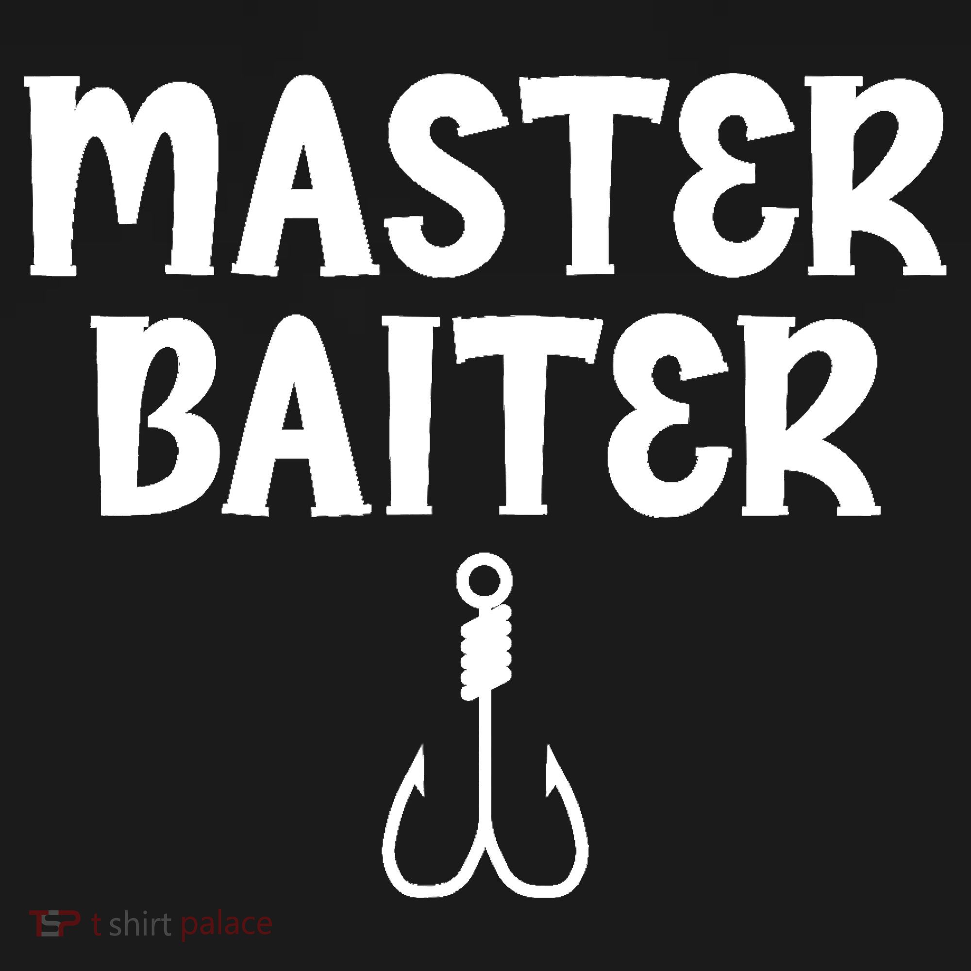 Master Baiter Humor Joke Tee for Fishing Lovers Backpack