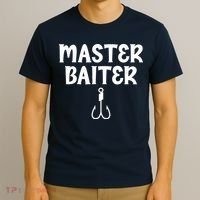 Master Baiter Humor Joke Tee for Fishing Lovers T-Shirt thumb 3