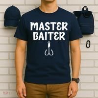 Master Baiter Humor Joke Tee for Fishing Lovers T-Shirt thumb 6