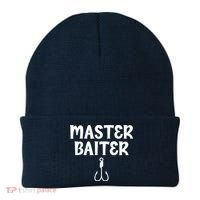 Master Baiter Humor Joke Tee for Fishing Lovers Beanie thumb 0