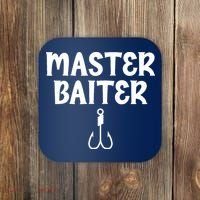 Master Baiter Humor Joke Tee for Fishing Lovers Coaster thumb 0