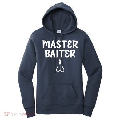 Master Baiter Humor Joke Tee for Fishing Lovers Women's Hoodie
