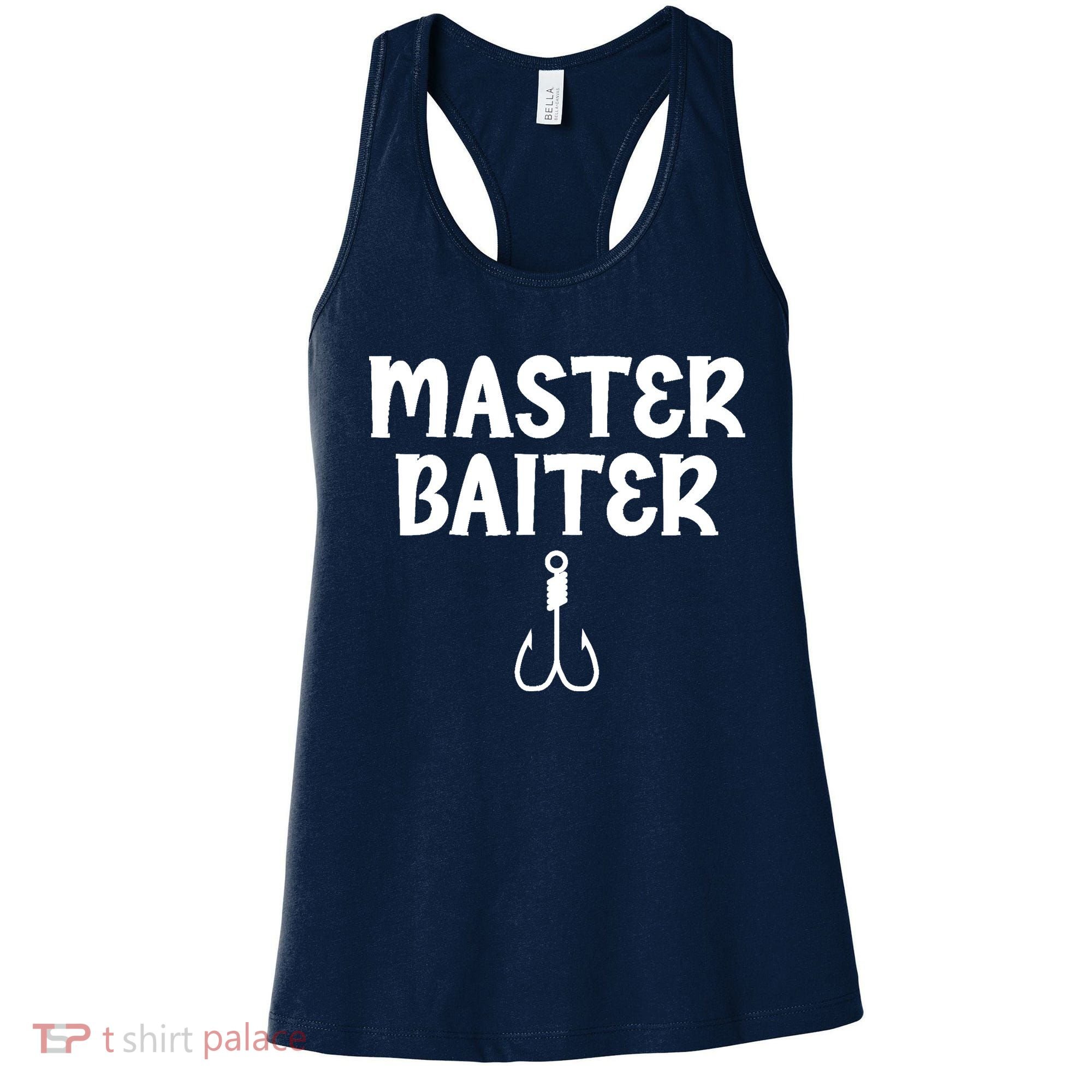 Master Baiter Humor Joke Tee for Fishing Lovers Women's Tank Top