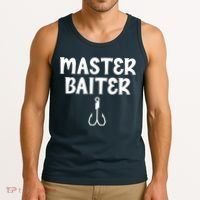 Master Baiter Humor Joke Tee for Fishing Lovers Tank Top thumb 3
