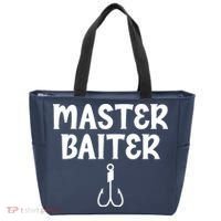 Master Baiter Humor Joke Tee for Fishing Lovers Tote Bag thumb 0