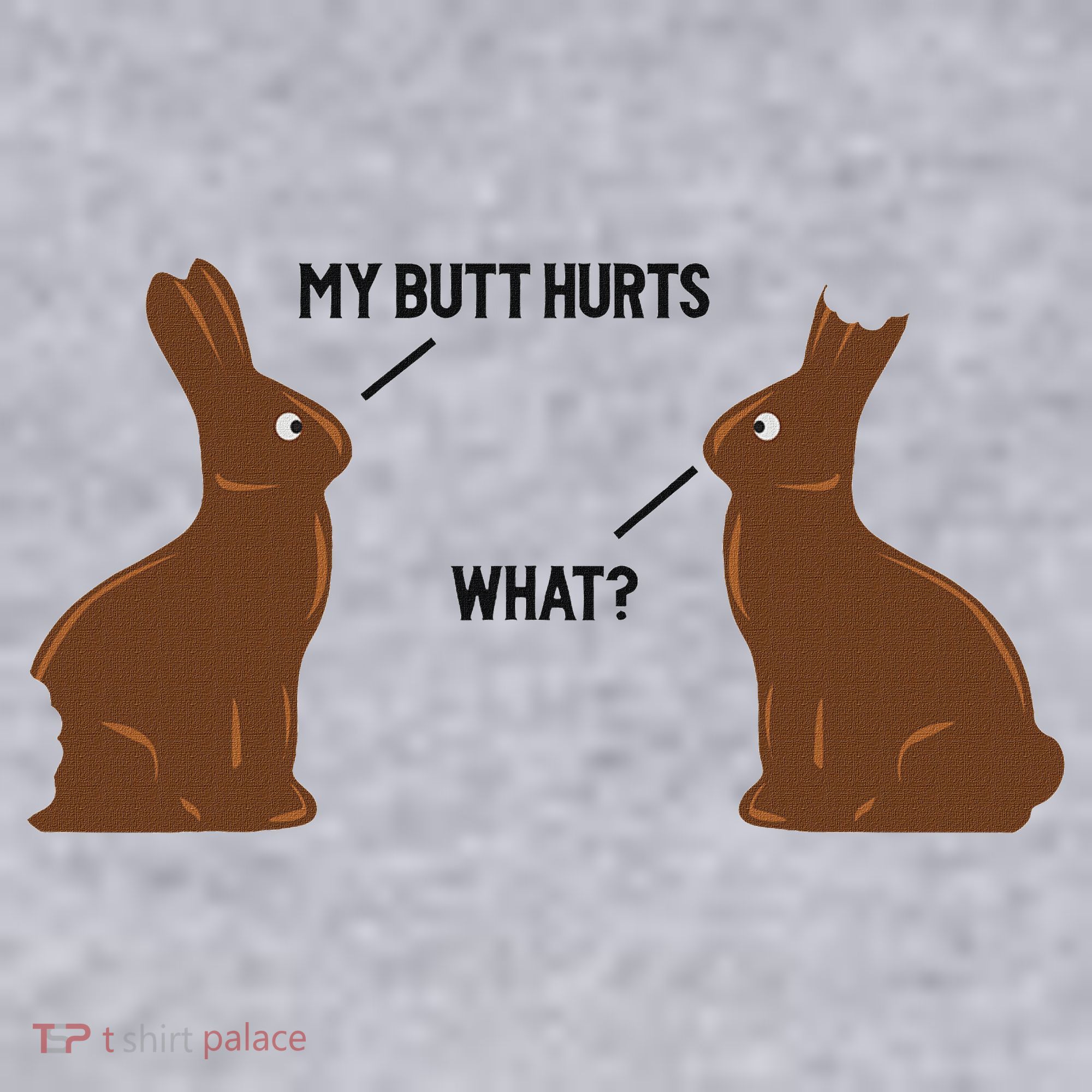My Butt Hurts What Funny Easter Bunny Women's Sweatshirt