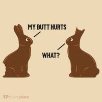 My Butt Hurts What Funny Easter Bunny Tote Bag thumb 4