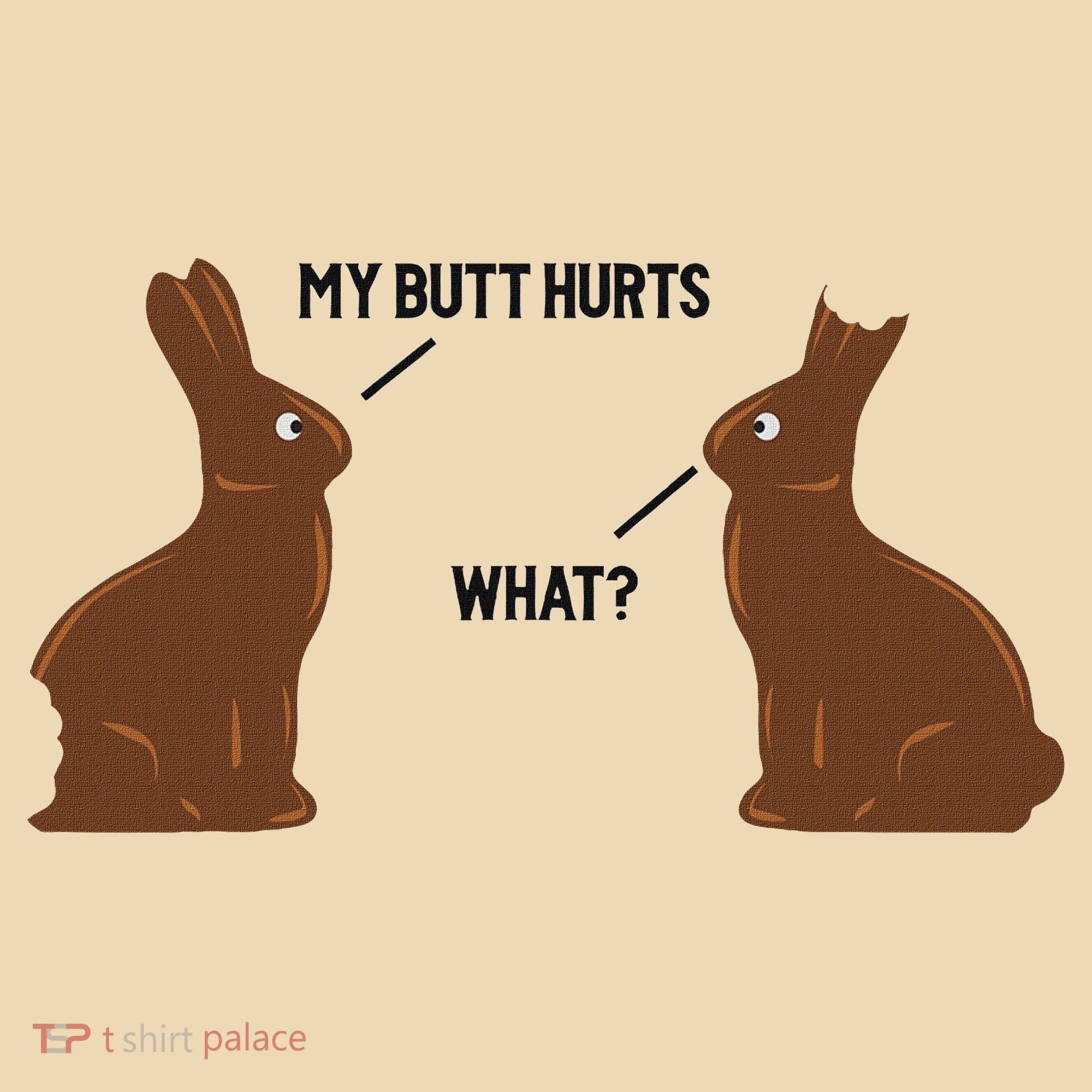 My Butt Hurts What Funny Easter Bunny Tote Bag