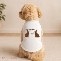 My Butt Hurts What Funny Easter Bunny Doggie Tank thumb 2