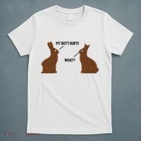 My Butt Hurts What Funny Easter Bunny T-Shirt thumb 5