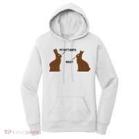 My Butt Hurts What Funny Easter Bunny Women's Hoodie thumb 0