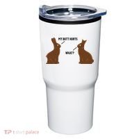 My Butt Hurts What Funny Easter Bunny Tumbler thumb 0