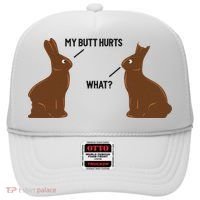 My Butt Hurts What Funny Easter Bunny Hat thumb 0