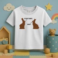 My Butt Hurts What Funny Easter Bunny Toddler T-Shirt thumb 3