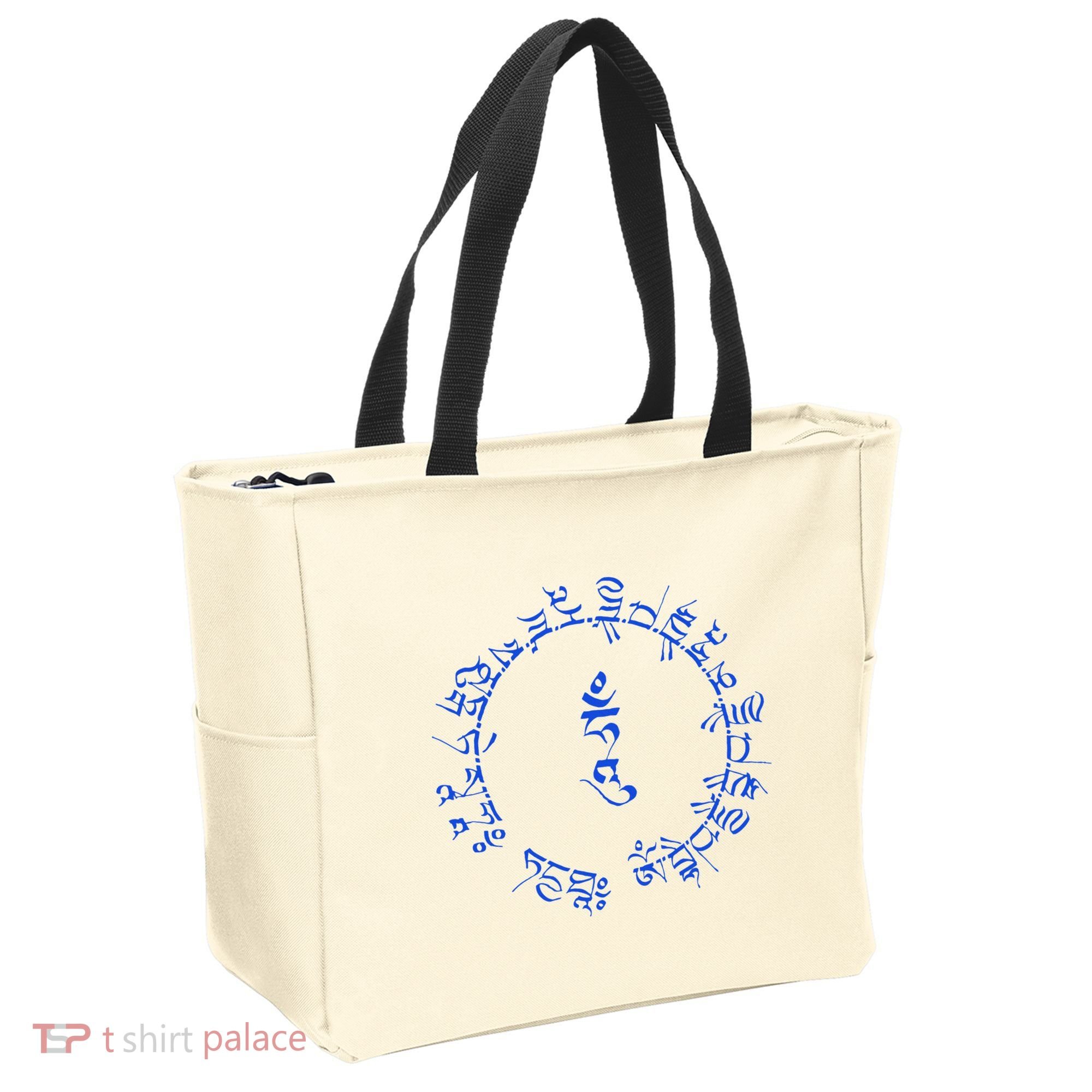 Medicine Buddha Healing Mantra Tibetan Buddhist Yoga Tote Bag