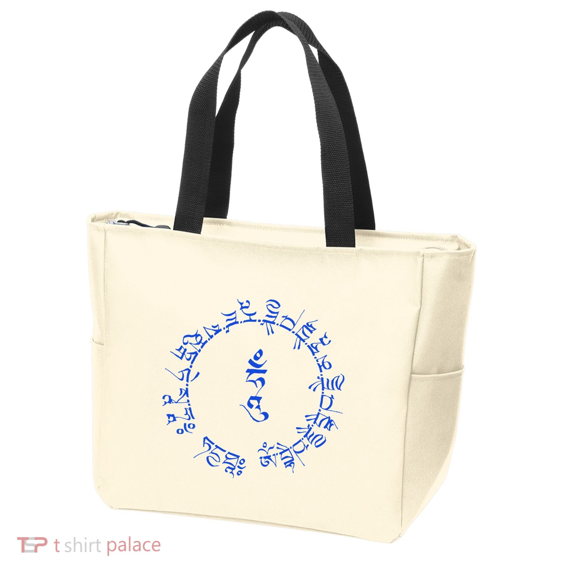 Medicine Buddha Healing Mantra Tibetan Buddhist Yoga Tote Bag