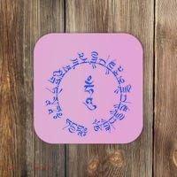 Medicine Buddha Healing Mantra Tibetan Buddhist Yoga Coaster thumb 0