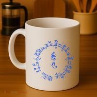 Medicine Buddha Healing Mantra Tibetan Buddhist Yoga Coffee Mug thumb 4