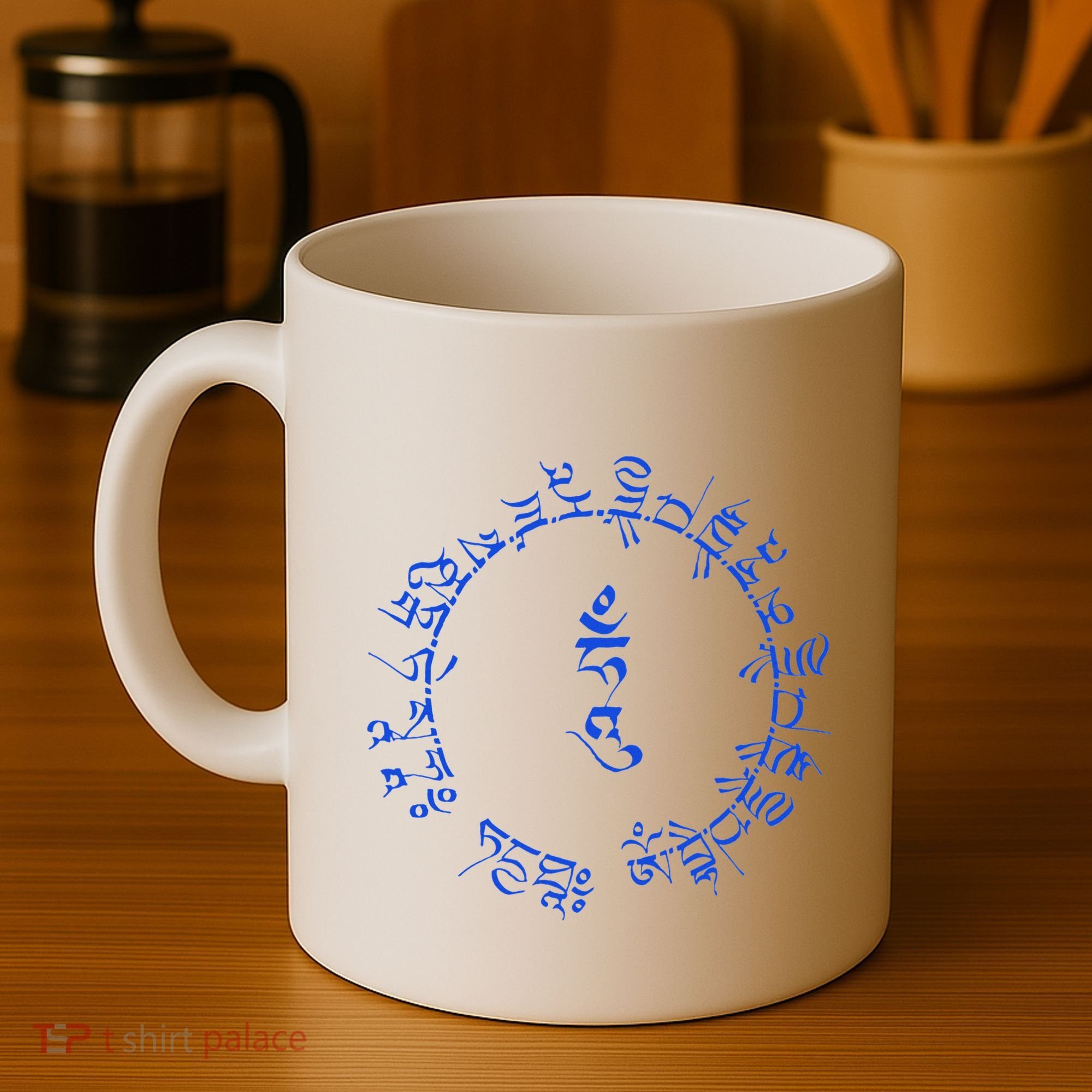 Medicine Buddha Healing Mantra Tibetan Buddhist Yoga Coffee Mug