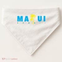 Maui Beach Hawaii Souvenir USA-Made Doggie Bandana thumb 0