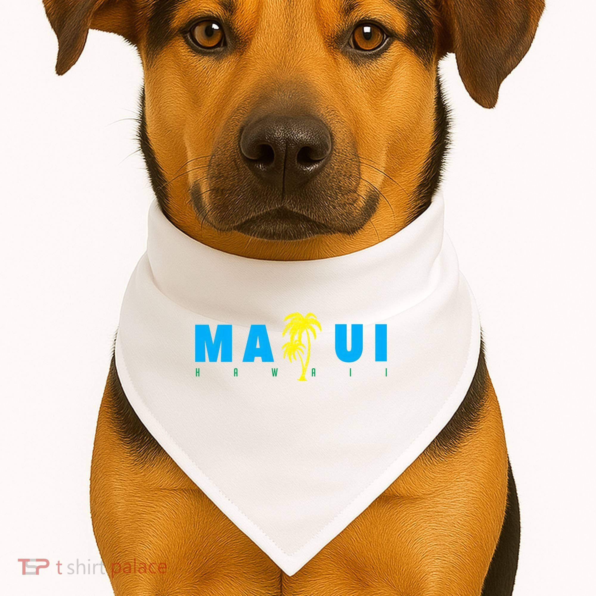 Maui Beach Hawaii Souvenir USA-Made Doggie Bandana