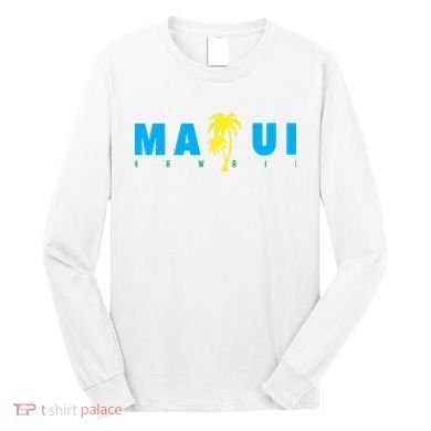 Maui Beach Hawaii Souvenir Long Sleeve Shirt