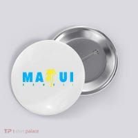 Maui Beach Hawaii Souvenir Button thumb 0