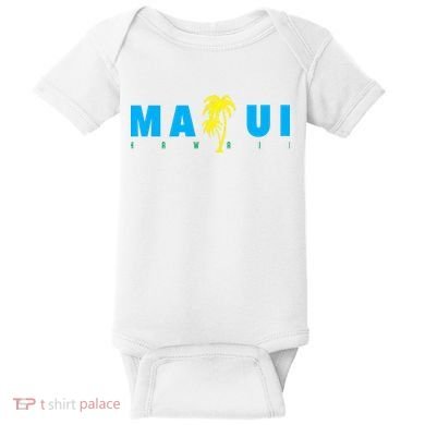 Maui Beach Hawaii Souvenir Baby Bodysuit