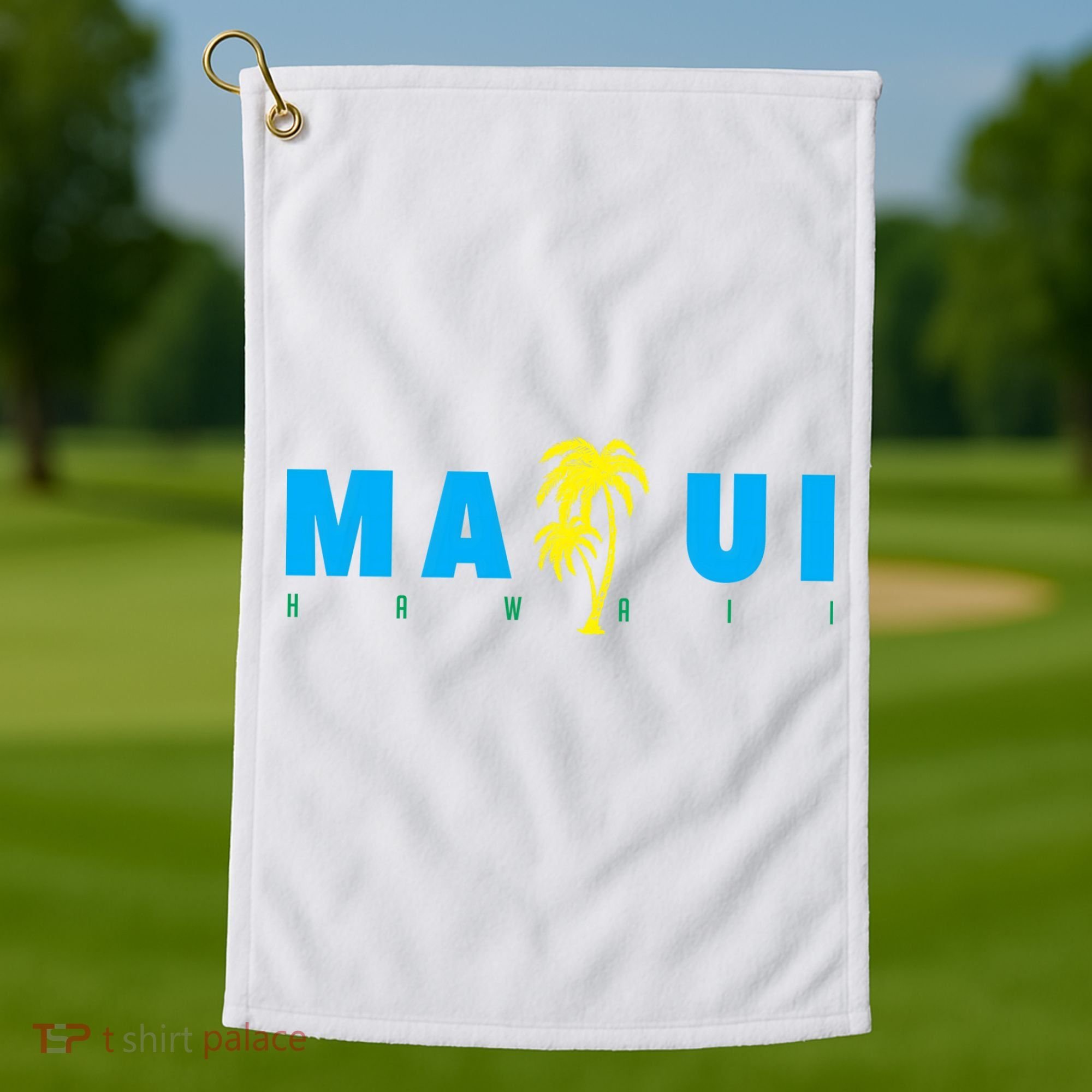 Maui Beach Hawaii Souvenir Golf Towel
