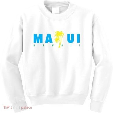 Maui Beach Hawaii Souvenir Kids Sweatshirt