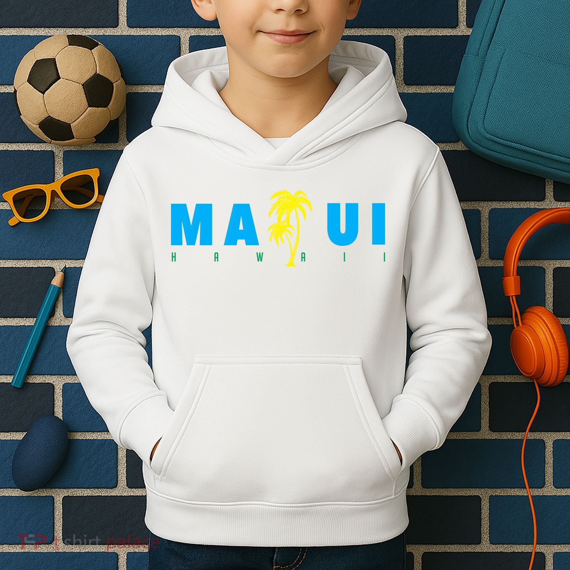 Maui Beach Hawaii Souvenir Kids Hoodie