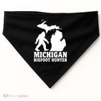 Michigan Bigfoot Hunter USA-Made Doggie Bandana thumb 0