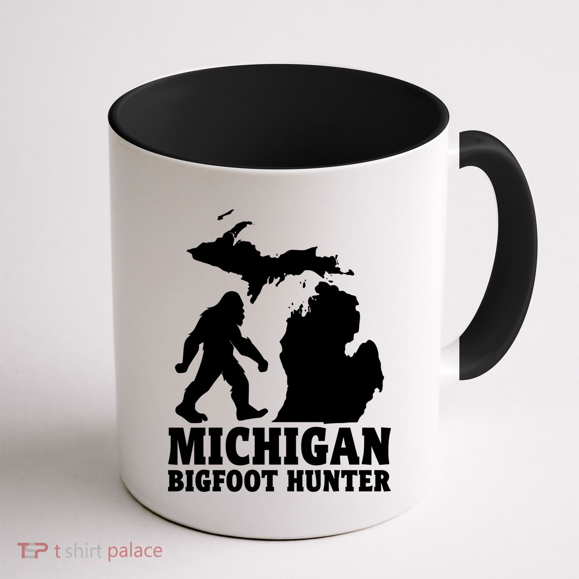Michigan Bigfoot Hunter Coffee Mug