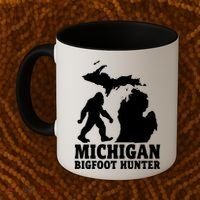 Michigan Bigfoot Hunter Coffee Mug thumb 2