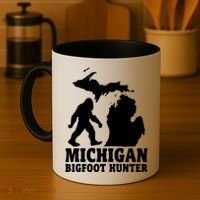 Michigan Bigfoot Hunter Coffee Mug thumb 4