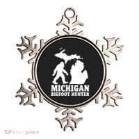 Michigan Bigfoot Hunter Ornament thumb 0