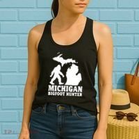 Michigan Bigfoot Hunter Women's Tank Top thumb 2