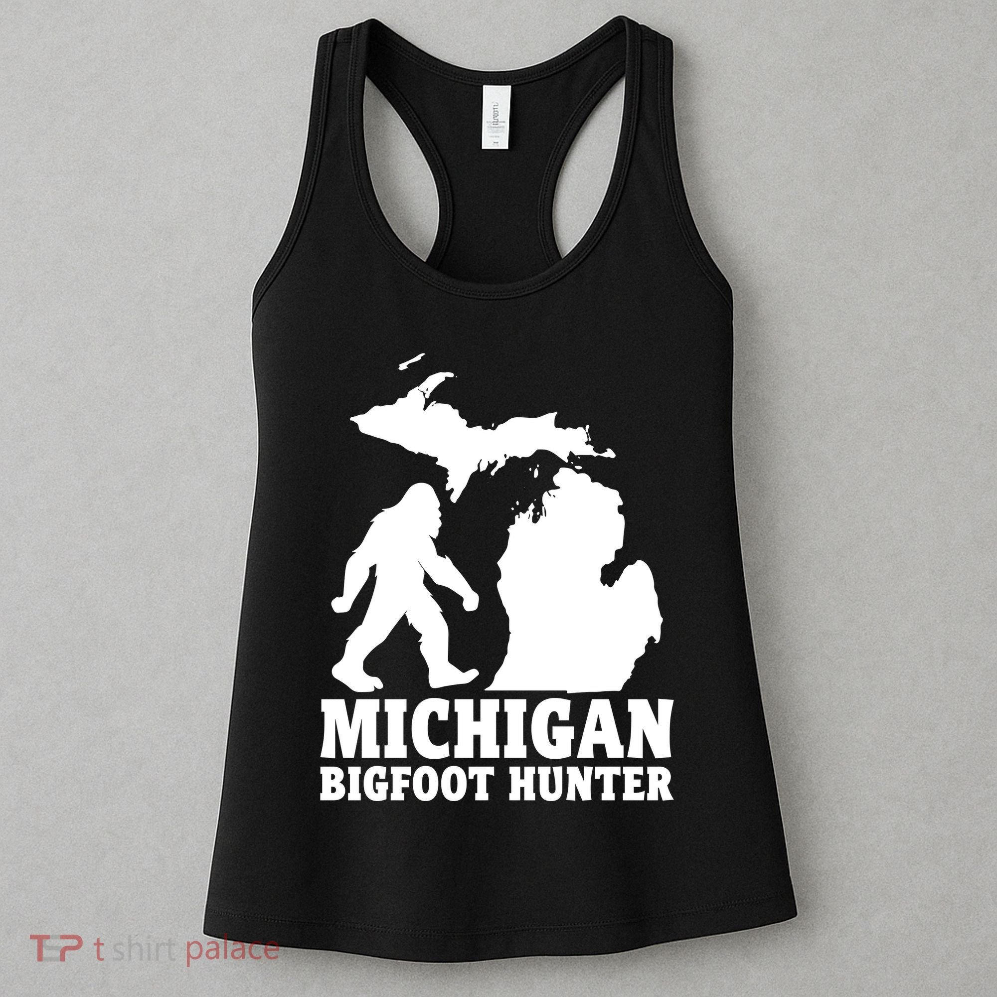 Michigan Bigfoot Hunter Women's Tank Top