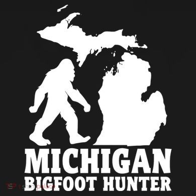 Michigan Bigfoot Hunter Tie-Dye T-Shirt