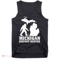 Michigan Bigfoot Hunter Tank Top thumb 0