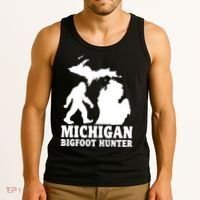 Michigan Bigfoot Hunter Tank Top thumb 3