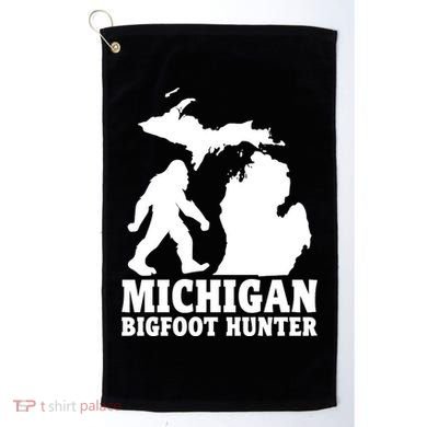 Michigan Bigfoot Hunter Golf Towel